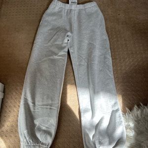 brand new john galt brandy melville light grey sweatpants